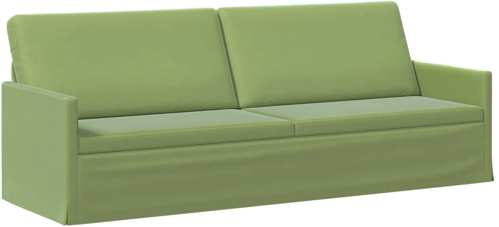 3 vietų sofa Šviesiai žalia 220 x 81 x 82 cm Aksomas