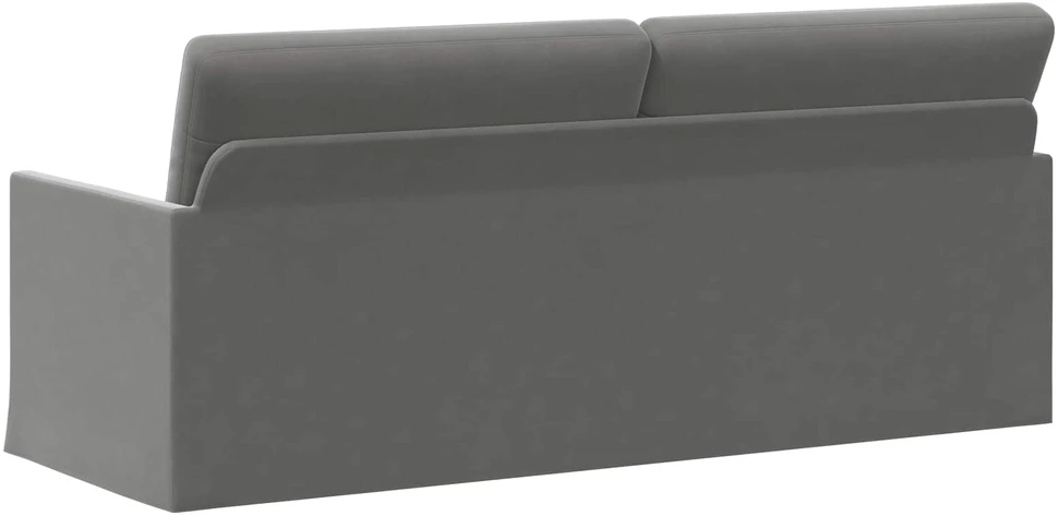 3 vietų sofa Tamsiai pilka 190 x 81 x 82 cm Aksomas