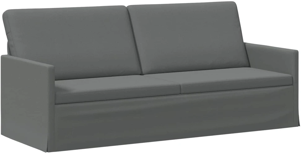 3 vietų sofa Tamsiai pilka 190 x 81 x 82 cm Audinys