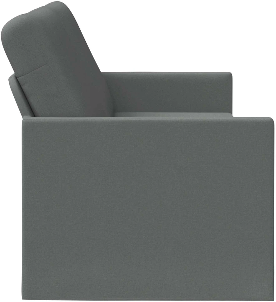 3 vietų sofa Tamsiai pilka 220 x 81 x 82 cm Audinys