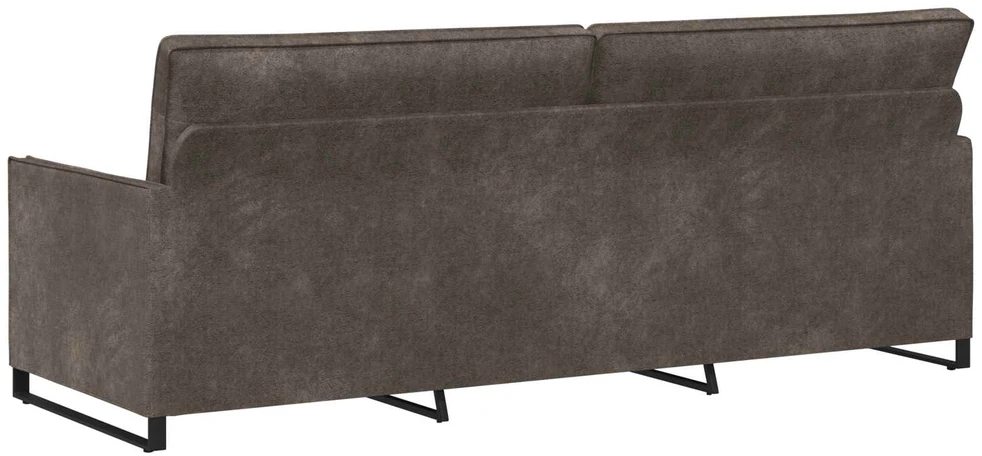3 vietų sofa Tamsiai pilka 220 x 81 x 82 cm Dirbtinė zomša
