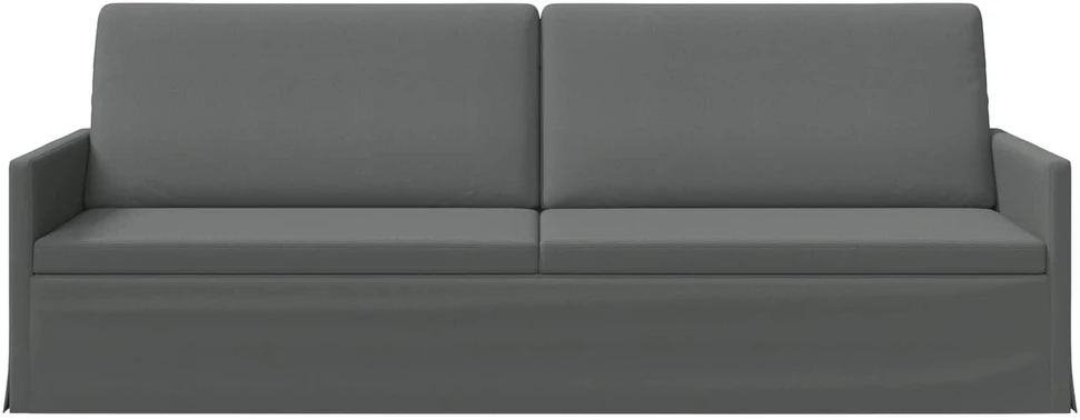 3 vietų sofa Tamsiai pilka 220 x 81 x 82 cm Audinys