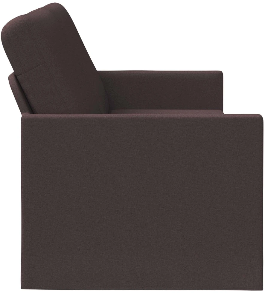3 vietų sofa Tamsiai rudas 190 x 81 x 82 cm Audinys