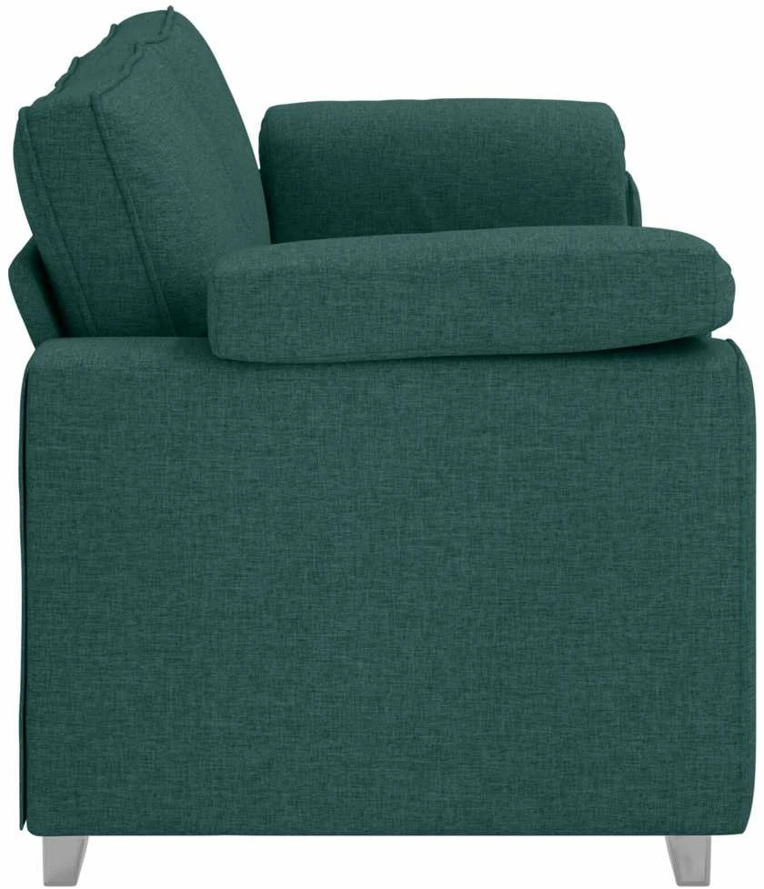 3-Vietis Sofa Tamsiai žalia 220 cm audinys