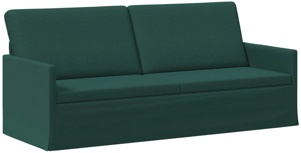 3 vietų sofa Tamsiai žalia 190 x 81 x 82 cm Audinys