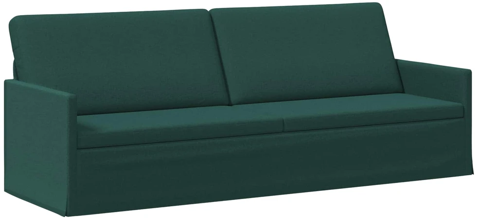 3 vietų sofa Tamsiai žalia 220 x 81 x 82 cm Audinys
