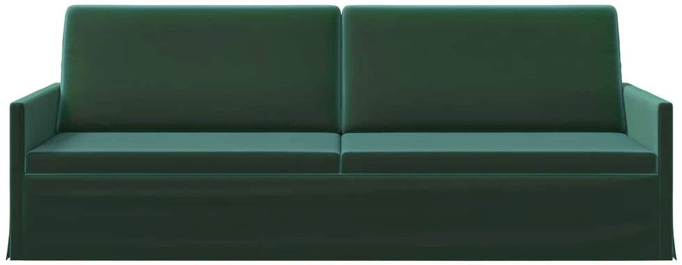 3 vietų sofa Tamsiai žalia 220 x 81 x 82 cm Aksomas