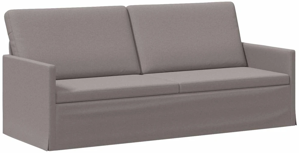 3 vietų sofa Taupe 190 x 81 x 82 cm Audinys
