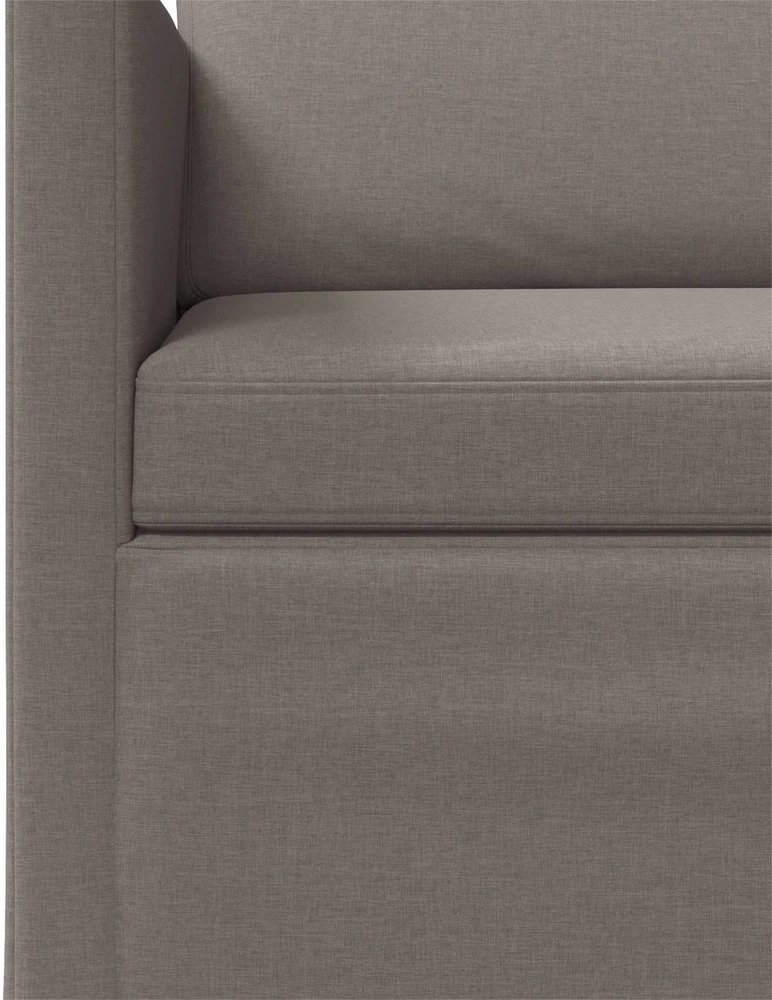 3 vietų sofa Taupe 190 x 81 x 82 cm Audinys