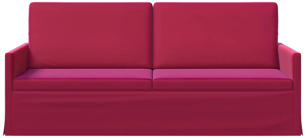 3 vietų sofa Vyno raudona 190 x 81 x 82 cm Aksomas