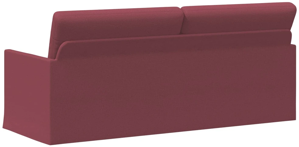 3 vietų sofa Vyno raudona 190 x 81 x 82 cm Audinys