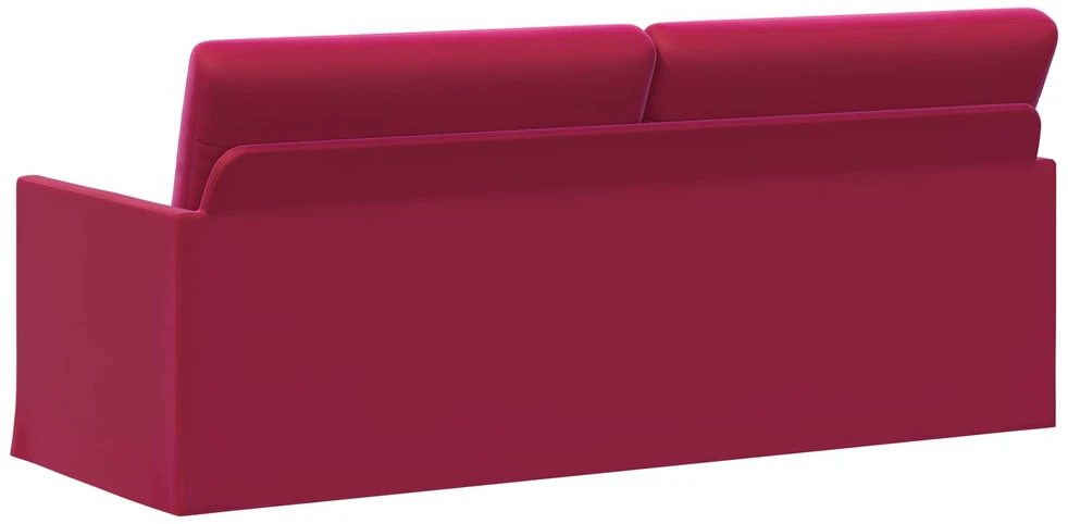 3 vietų sofa Vyno raudona 190 x 81 x 82 cm Aksomas