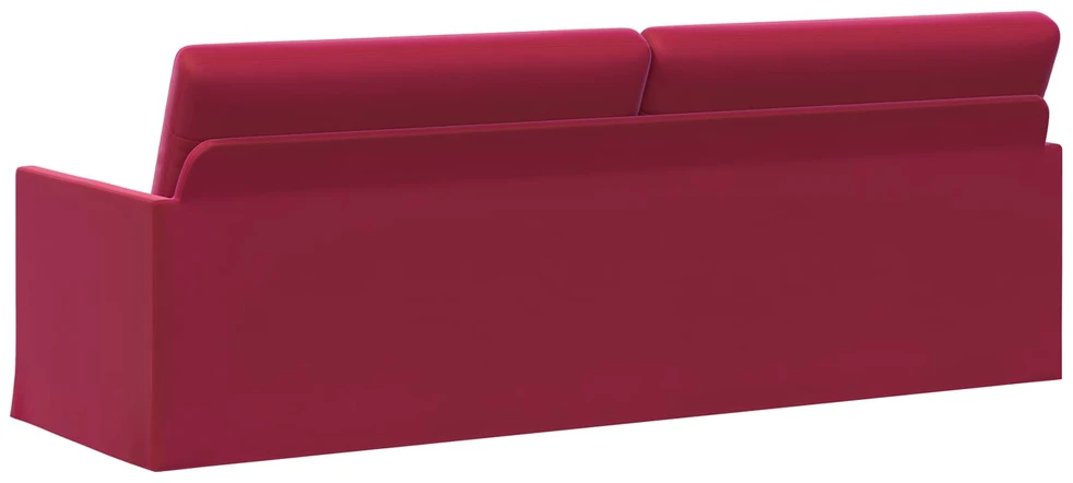 3 vietų sofa Vyno raudona 220 x 81 x 82 cm Aksomas