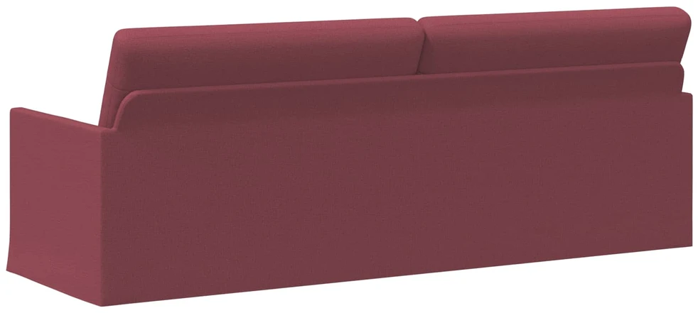 3 vietų sofa Vyno raudona 220 x 81 x 82 cm Audinys