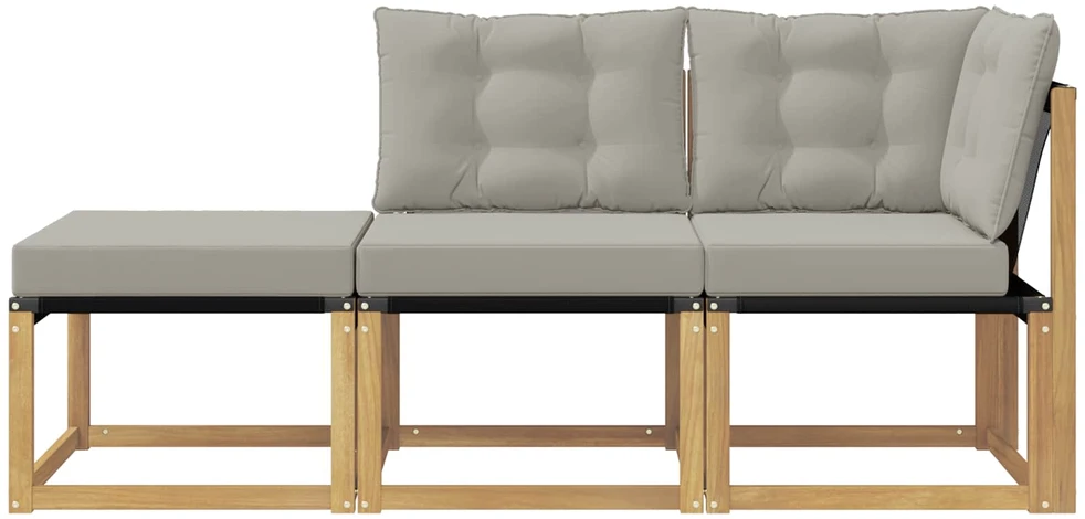 3 vnt. Sekcija sofa vienetai Balta