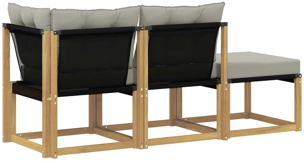 3 vnt. Sekcija sofa vienetai Balta