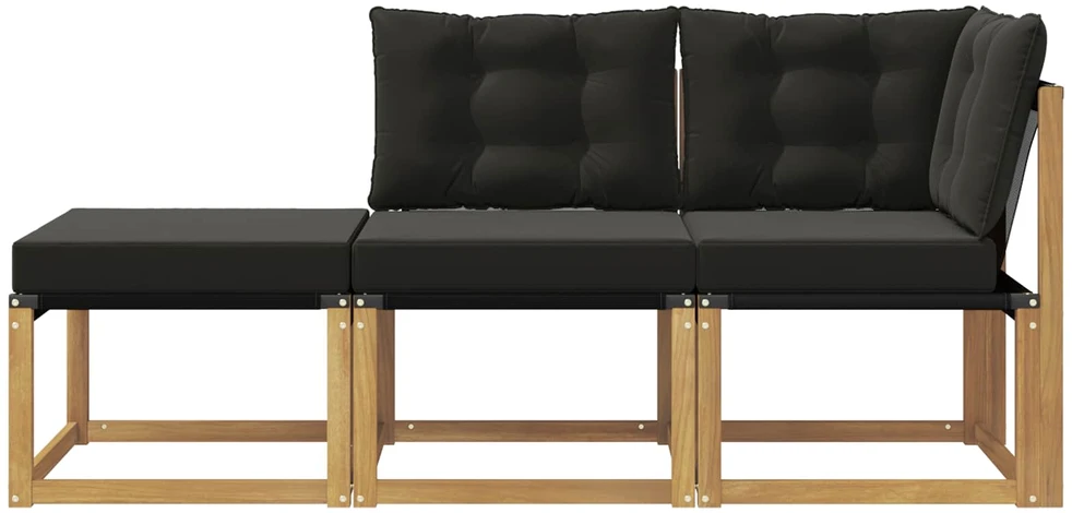 3 vnt. Sekcija sofa vienetai Balta