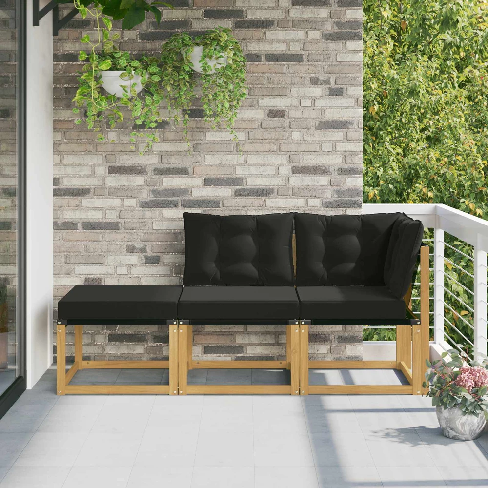 3 vnt. Sekcija sofa vienetai Balta