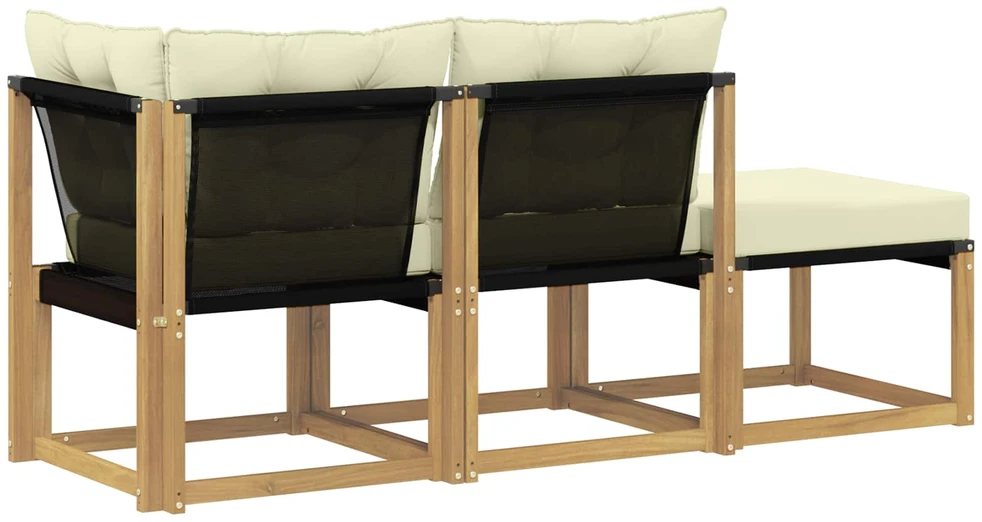 3 vnt. Sekcija sofa vienetai Balta