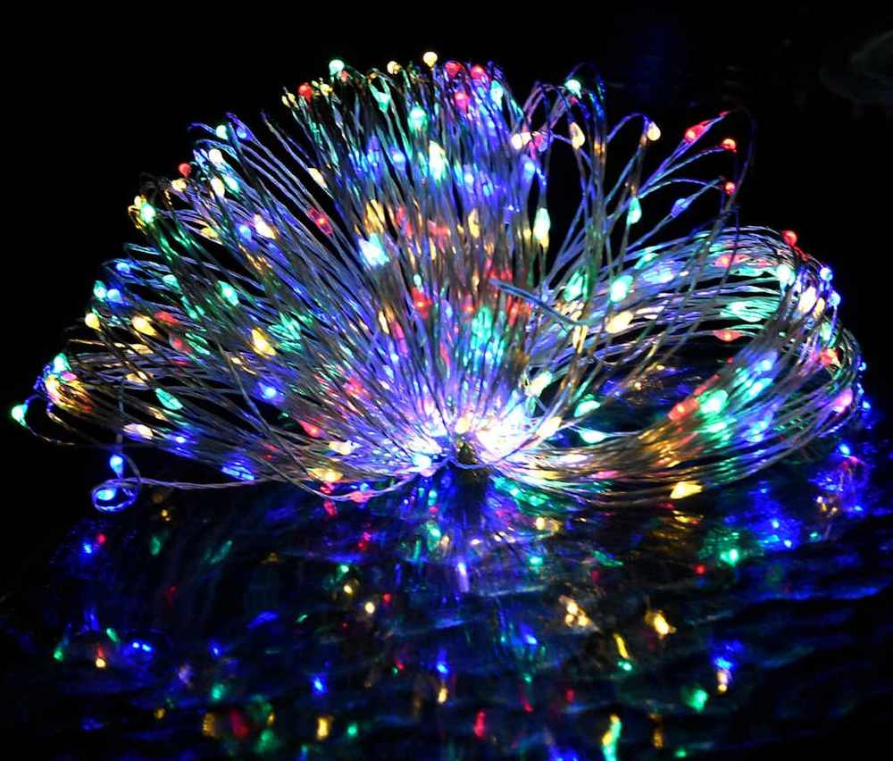 300 LED lempučių girlianda, įvairių spalvų, 30m