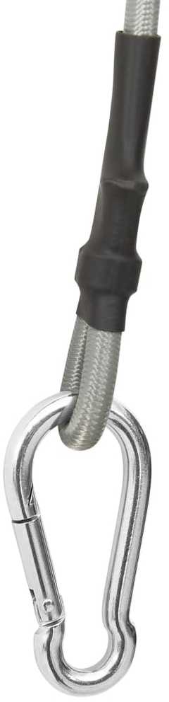 310252 Ropes with Carabiner 4 pcs Rubber