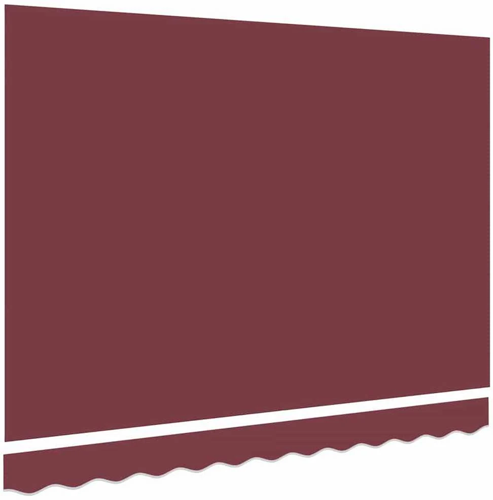 Atsarginis markizės audinys, skirtas 3,5x2 m Bordo raudona