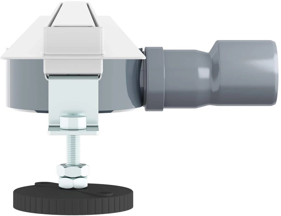360° Dušo Nutekėjimas su Plonu Modeliu Sidabrinė 80 cm