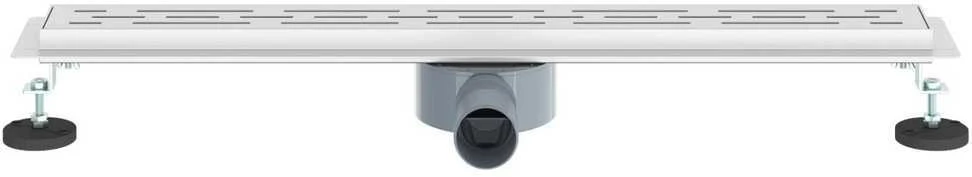 Dušo nuotekų linijinės dizaino su 360° sifonu Sidabrinė 70 cm