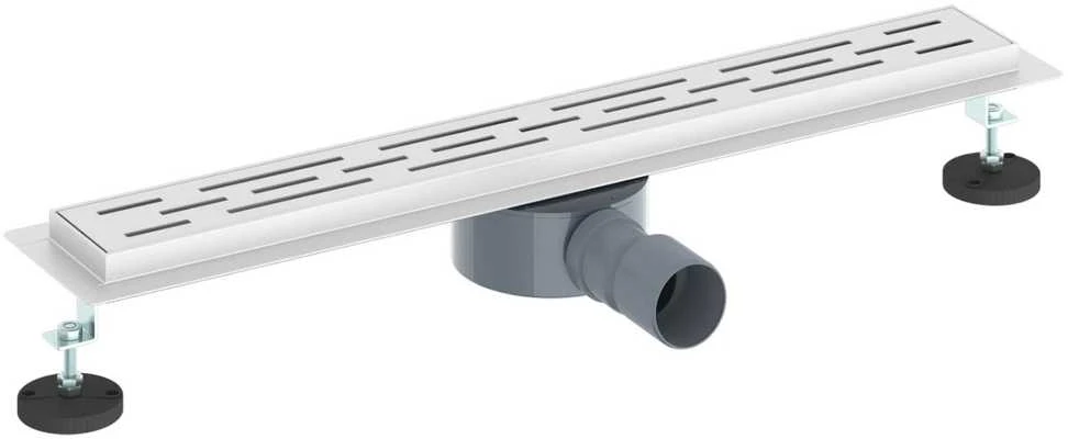Dušo nuotekų linijinės dizaino su 360° sifonu Sidabrinė 60 cm