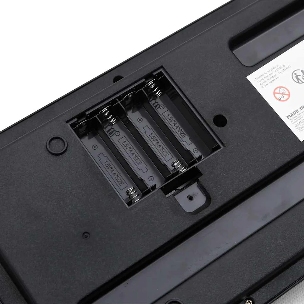 37 klavišų elektrinis pianinas su mikrofonu vaikams