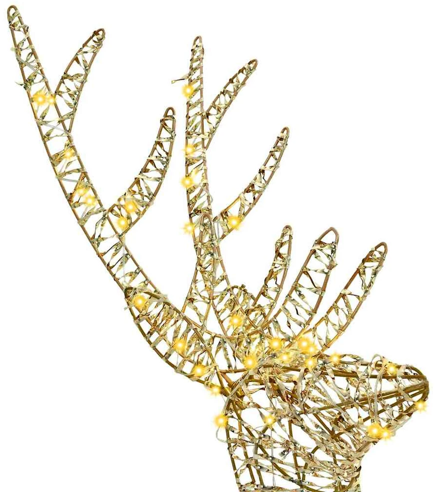 3D Elnias 140 LED Šilta balta 128 cm PET