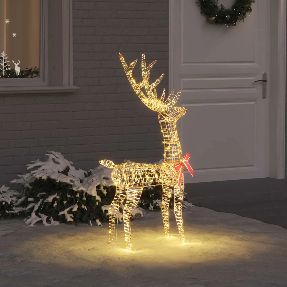 3D Elnias 140 LED Šilta balta 128 cm PET