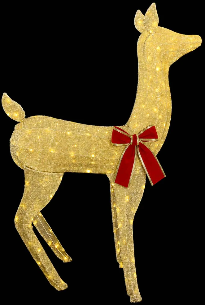 3D Kalėdų elnias LOVIISA 110 LED Šilta balta 70 x 26 x 100 cm