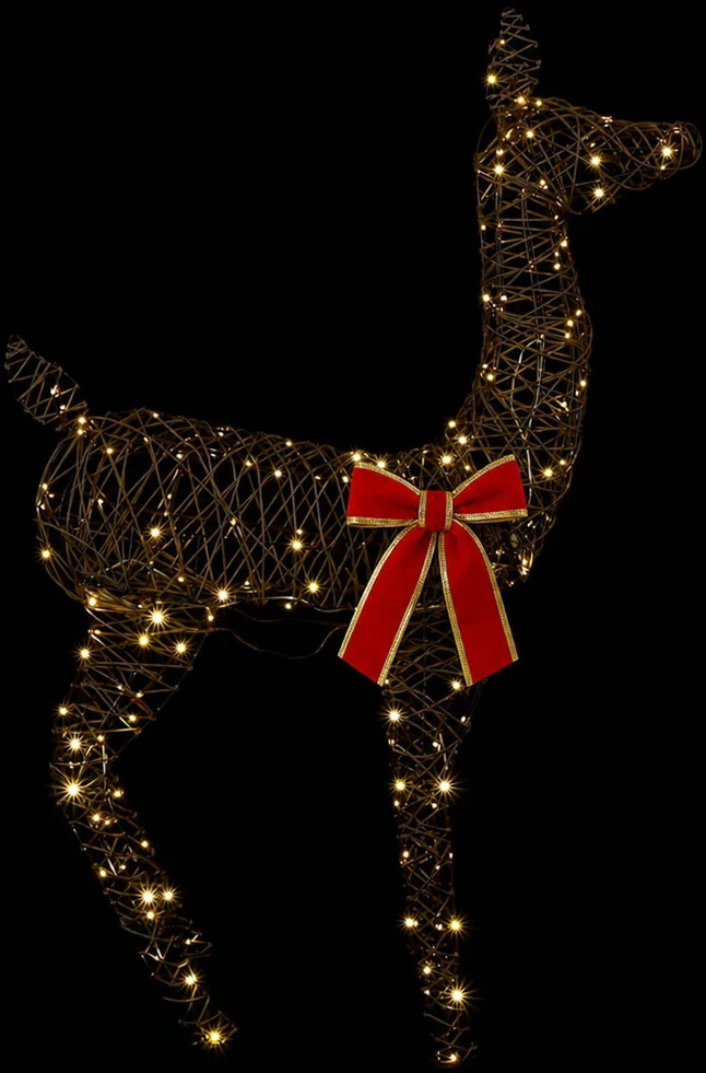 3D Kalėdų elnias LOVIISA 110 LED Šilta balta 70 x 26 x 100 cm