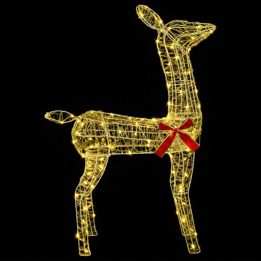 3D Kalėdų elnias LOVIISA 110 LED Šilta balta 70 x 26 x 100 cm
