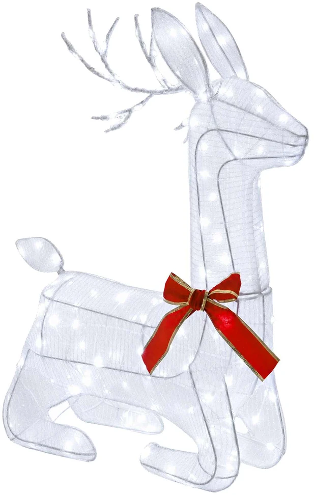 3D Kalėdų elnias LOVIISA 140 LED Šalta balta 55 x 22 x 63 cm