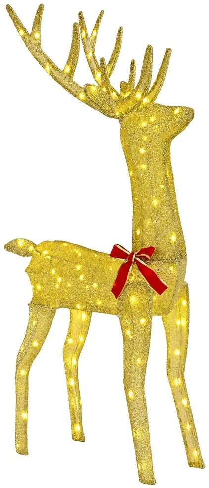 3D Kalėdų elnias LOVIISA 140 LED Šilta balta 70 x 26 x 128 cm
