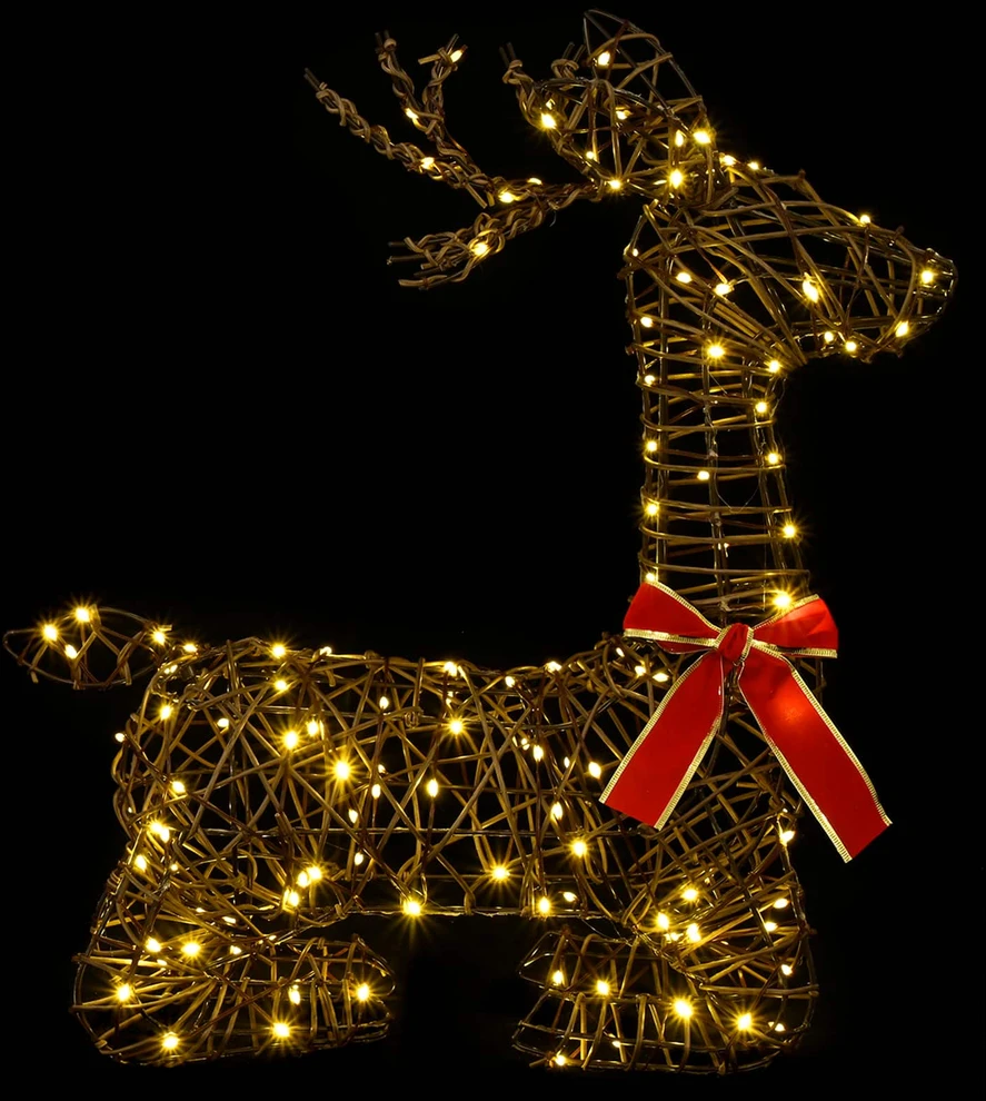 3D Kalėdų elnias LOVIISA 140 LED Šilta balta 55 x 22 x 63 cm