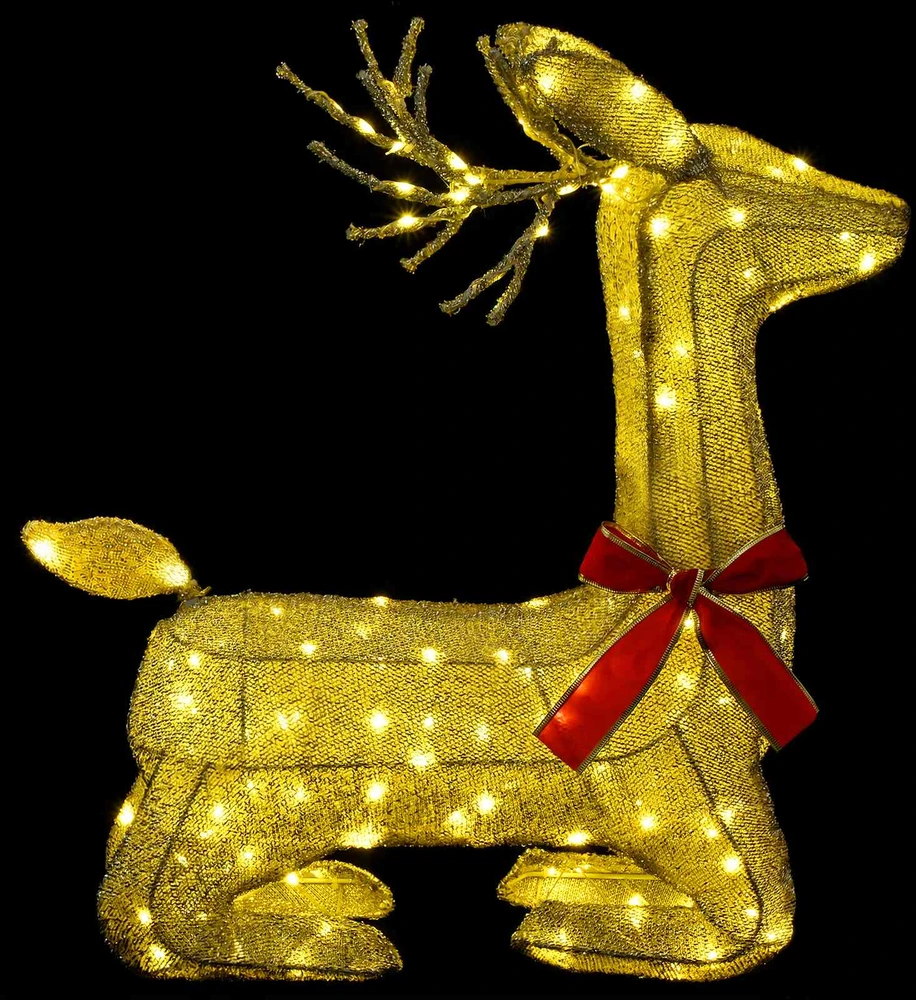3D Kalėdų elnias LOVIISA 140 LED Šilta balta 55 x 22 x 63 cm