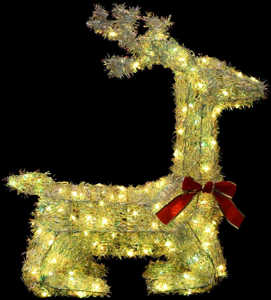 3D Kalėdų elnias LOVIISA 140 LED Šilta balta 55 x 22 x 63 cm