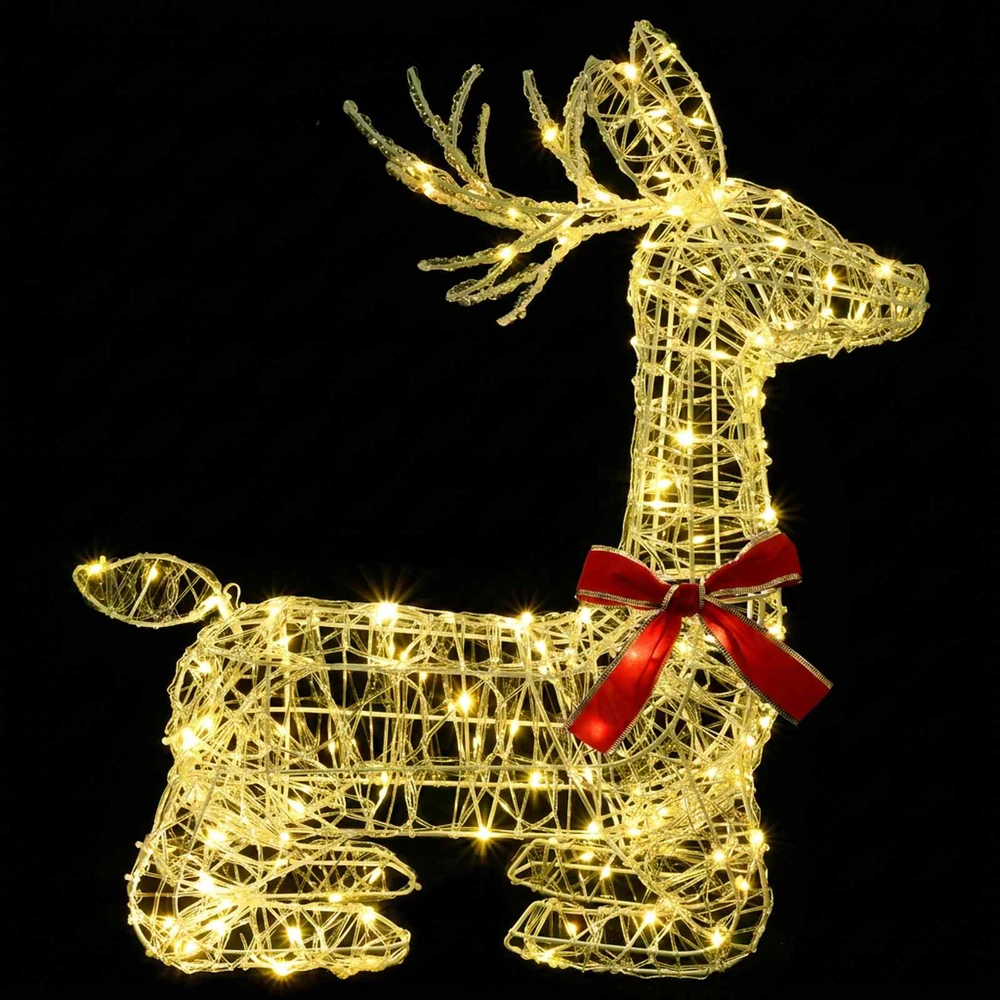 3D Kalėdų elnias LOVIISA 140 LED Šilta balta 55 x 22 x 63 cm