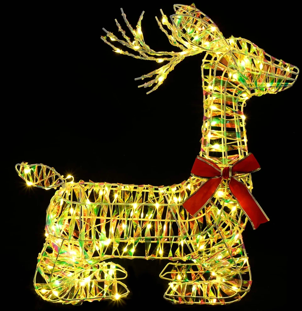 3D Kalėdų elnias LOVIISA 140 LED Šilta balta 55 x 22 x 63 cm