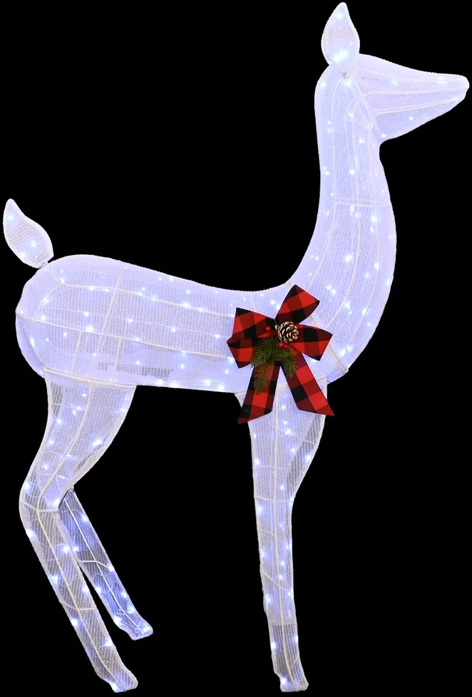 3D Kalėdų elnias LOVIISA 200 LED Šalta balta 96 x 40 x 140 cm