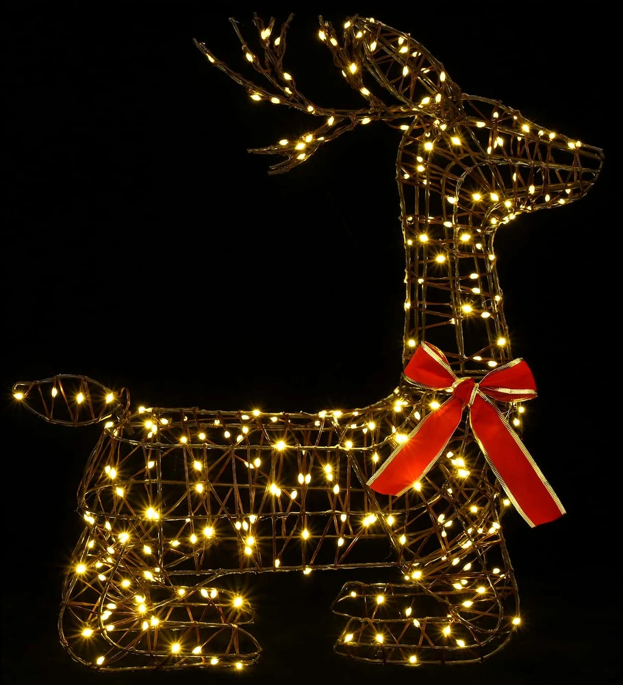 3D Kalėdų elnias LOVIISA 280 LED Šilta balta 55 x 22 x 63 cm