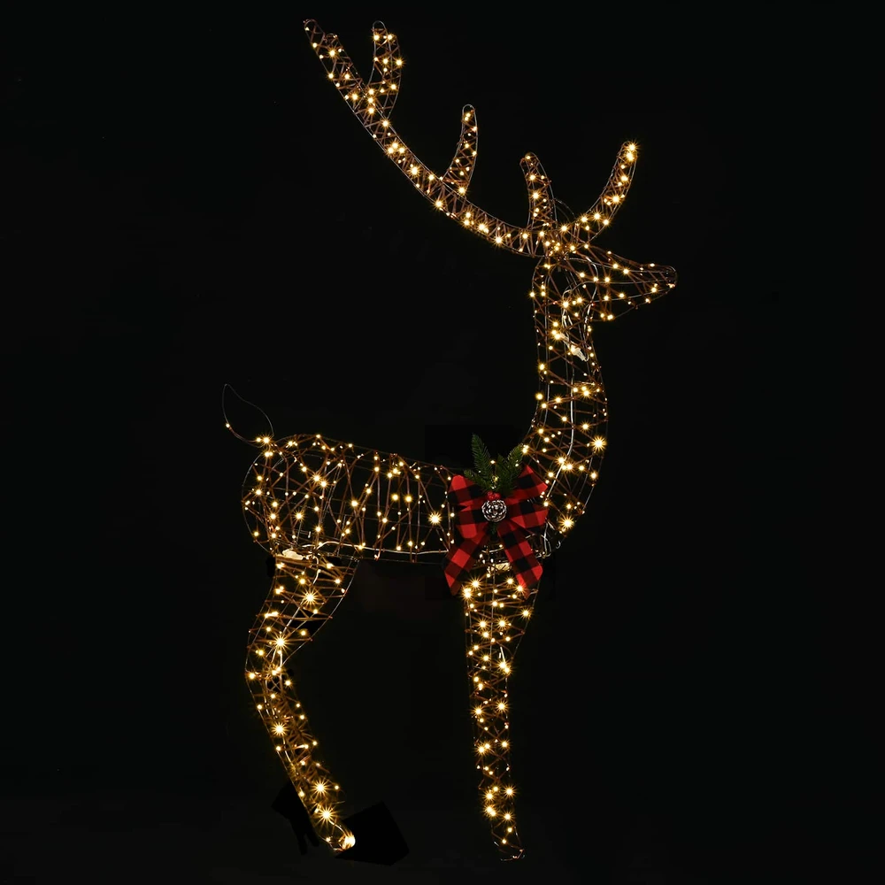 3D Kalėdų elnias LOVIISA 560 LED Šilta balta 96 x 40 x 180 cm