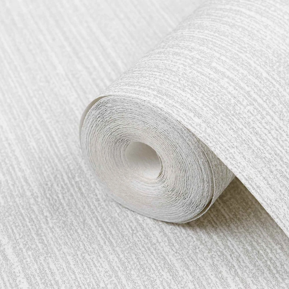 3D kieta tapetai Dryžuotas Šviesiai pilka 10 x 0,53 m