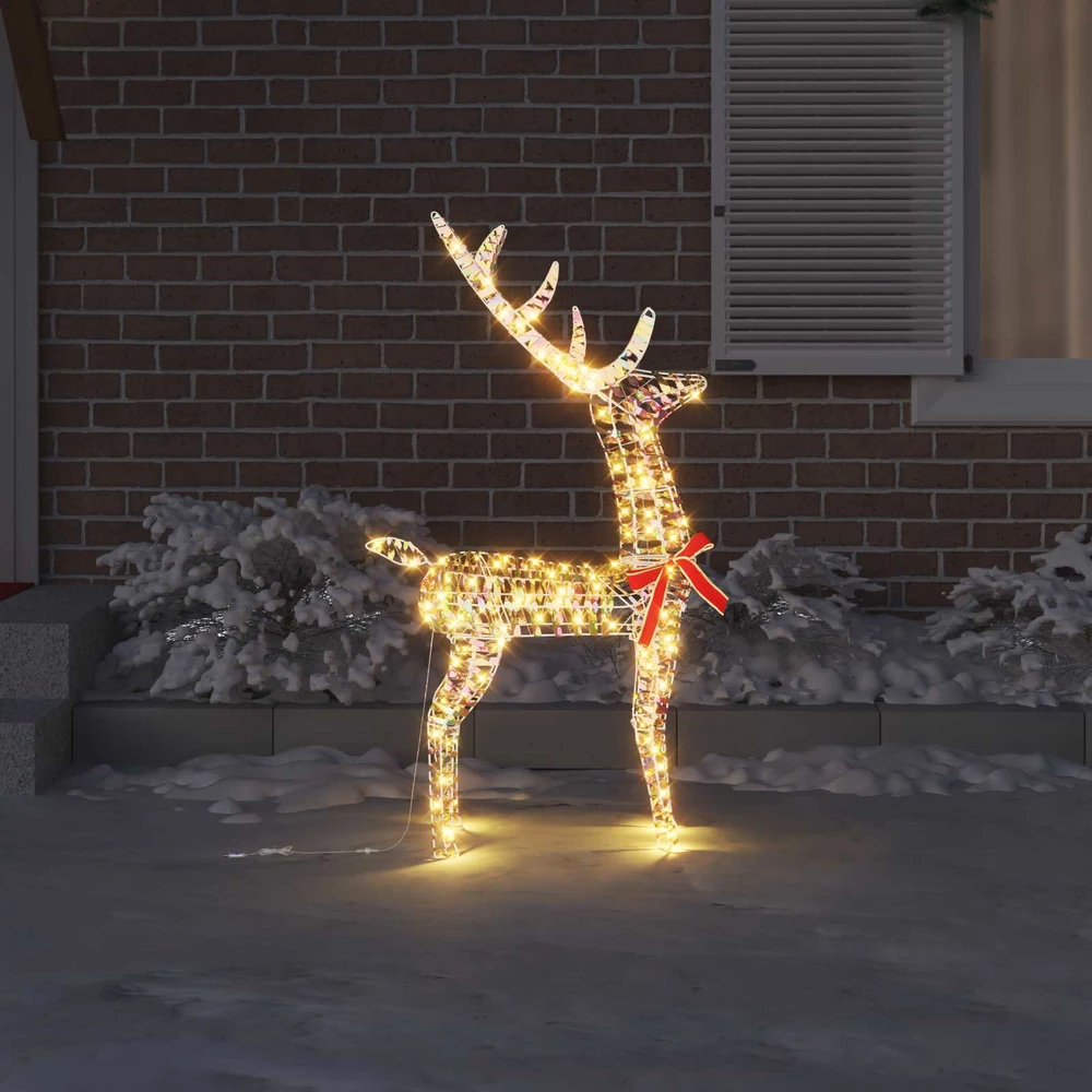 3D Elnias 140 LED Šilta balta 128 cm PET