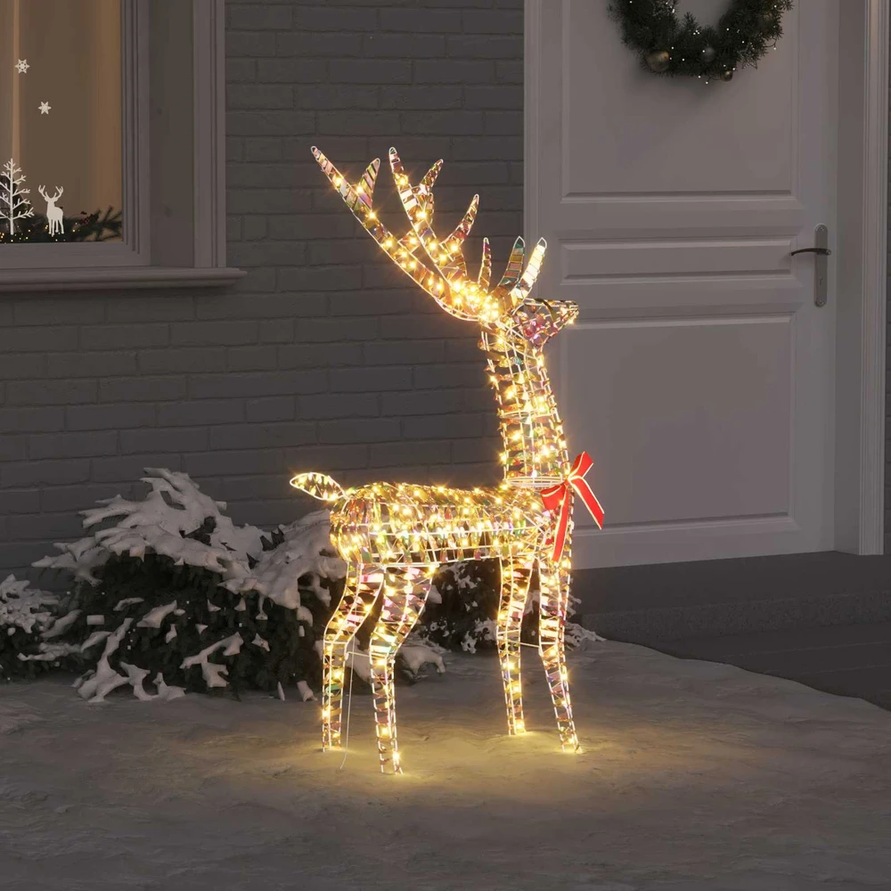 3D Elnias 140 LED Šilta balta 128 cm PET