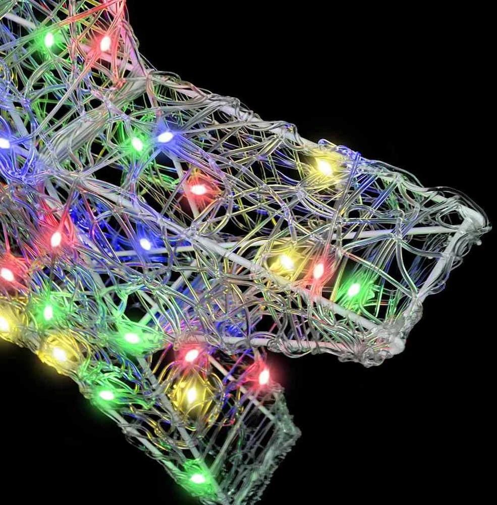 3D žvaigždė 50 LED Įvairiaspalvis 55 x 53.5 x 10 cm Akrilas