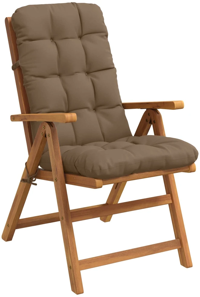 4 dalių aukštų atlošų kėdžių pagalvės VIANEN 4 pcs Taupe